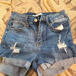 Kancan blue jean shorts